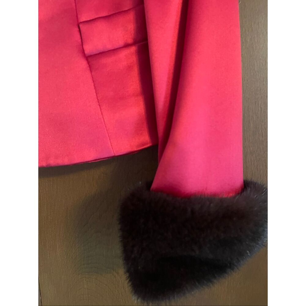 100% Silk and real fur suit - Picture 2 of 8